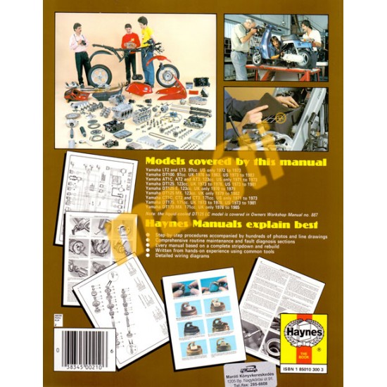 Yamaha 100, 125 & 175 Trail bikes 1971 - 1985