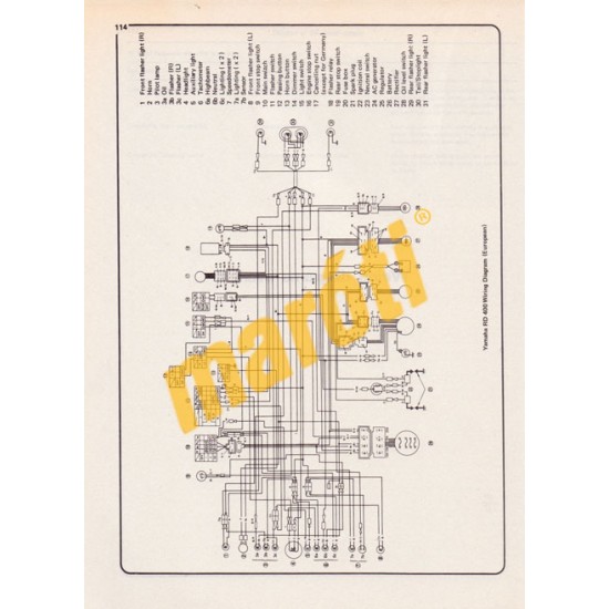 Yamaha RD 400 Twin 1975 - 1979