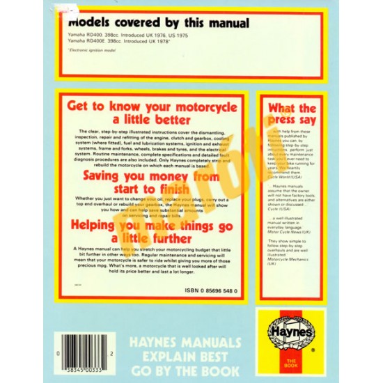 Yamaha RD 400 Twin 1975 - 1979