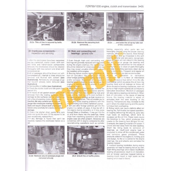 Yamaha FZR600, 750 & 1000, Fours 1987 - 1996