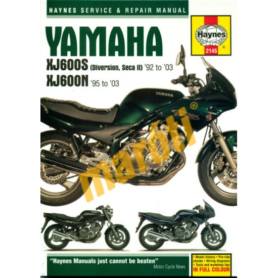 Yamaha XJ600S (Diversion, Seca II) 1992 - 2003 & XJ600N Fours  1995 - 2003
