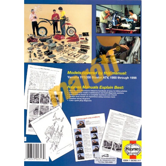 Yamaha YFS200 Blaster ATV 1988 - 2006
