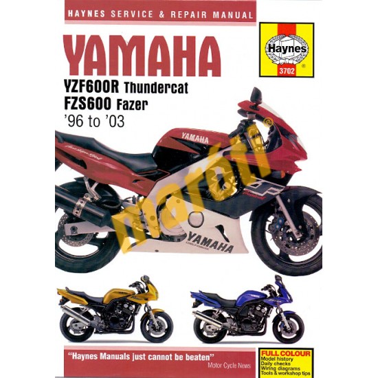 Yamaha YZF600R Thundercat, FZS600 Fazer 1996 - 2003