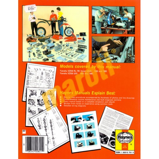 Yamaha XZ550 VISION V-Twins 1982