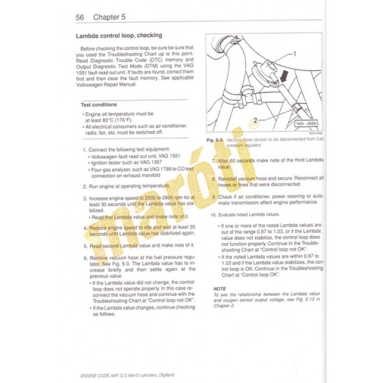 Volkswagen (I/M) Emission Test Handbook 1980-1997