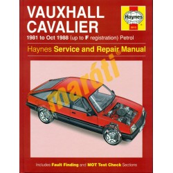 Vauxhall Cavalier (1981 to Oct 1988 Petrol) HASZNÁLT