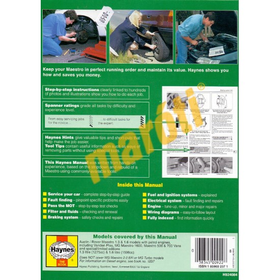 Austin Rover/MG Maestro 1.3 & 1.6 (1983-1995 Petrol)