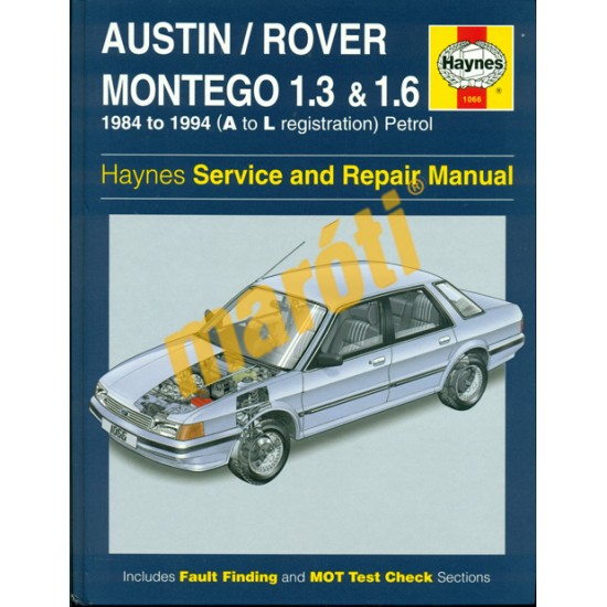 Austin/Rover Montego 1.3 & 1.6 (1984-1994 Petrol)