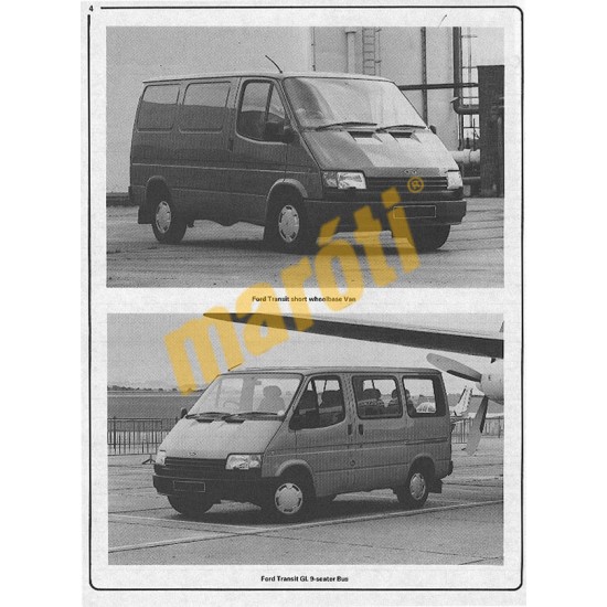 Ford Transit Petrol (Mk 3) (Feb 86 - 1989) C to G