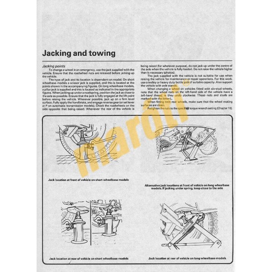 Ford Transit Petrol (Mk 3) (Feb 86 - 1989) C to G