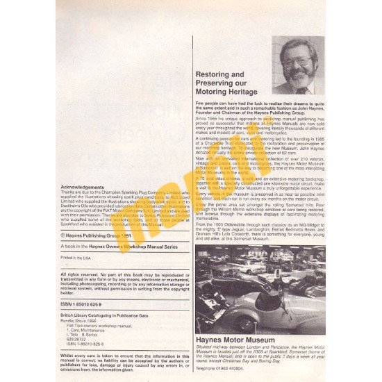 Fiat Tipo Petrol (1988-1991)