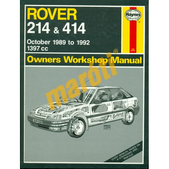 Rover 214 & 414 (October 1989 to 1992)