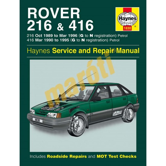 Rover 216 & 416 Petrol (1989 - 1996) G to N