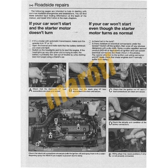 Rover 216 & 416 Petrol (1989 - 1996) G to N