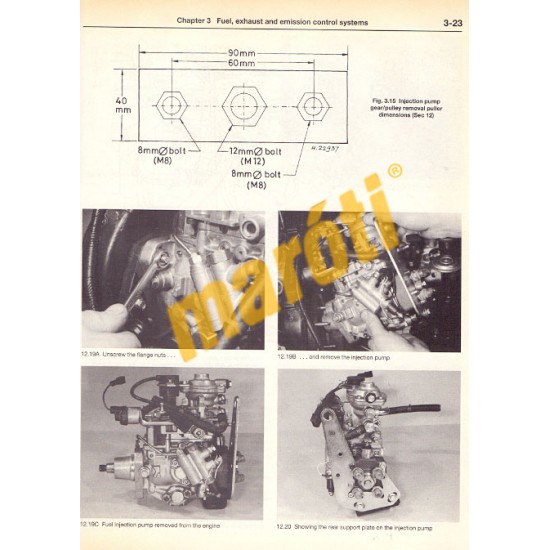 Austin/Rover Maestro & Montego Diesel Engine(1986 - 1993)