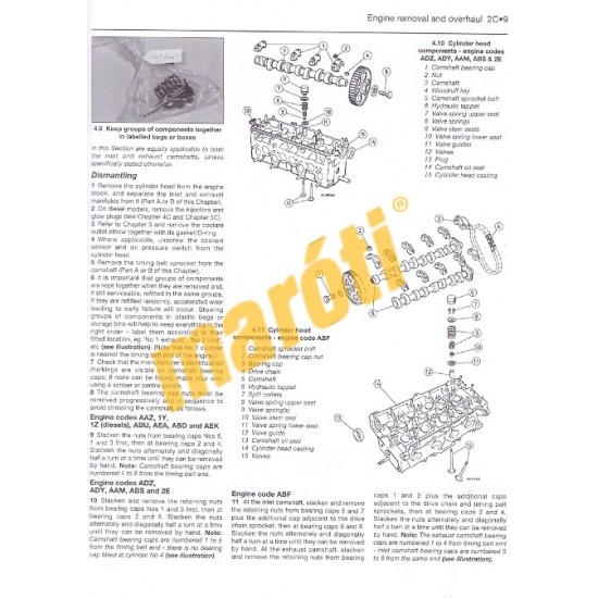 VW Golf & Vento Petrol & Diesel (Feb 92 - Mar 98) J to R