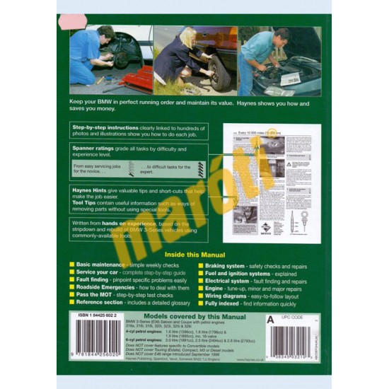 BMW 3-Series Petrol (Apr 91 - 1999) H to V