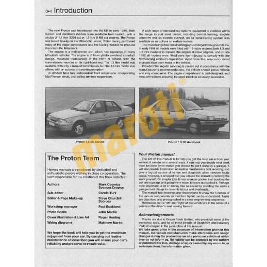 Proton (1989 - 1997) F to P