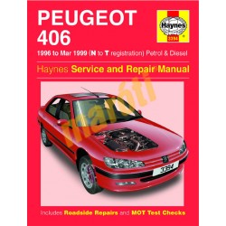 Peugeot 406 Petrol & Diesel (1996 - Mar 99) N to T