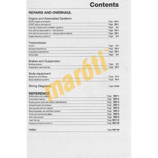 Vauxhall/Opel Calibra (1990 - 1998) G to S