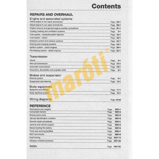 Mercedes-Benz C-Class Petrol & Diesel (1993 - Aug 00) L to W