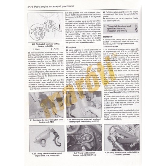 Audi A4 Petrol & Diesel (1995 - 00) M to X