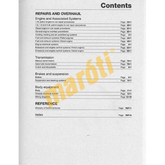 VW Beetle Petrol & Diesel (Apr 1999 - 2007) T to 57