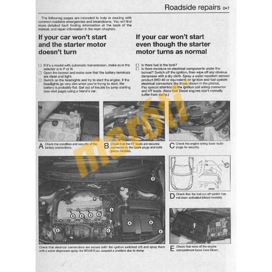 Ford Mondeo Petrol & Diesel (Oct 00 - Jul 03) X to 03