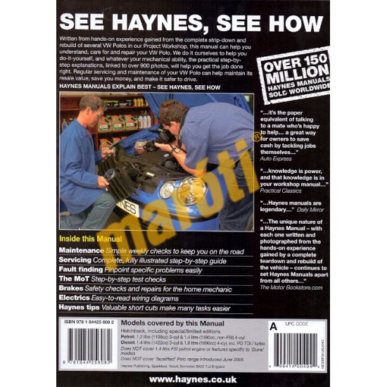 VW Polo Petrol & Diesel (02 - Sept 09)