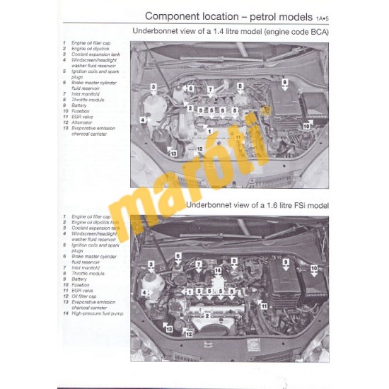 VW Golf & Jetta Petrol & Diesel (04 - 07) 53 to 07