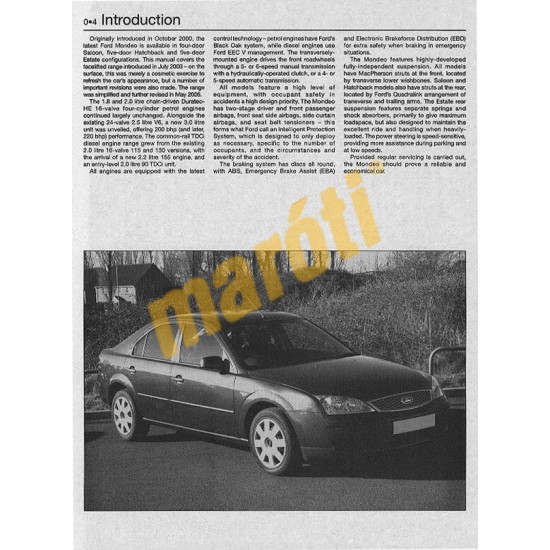 Ford Mondeo Petrol & Diesel (July 03 - 07) 03 to 56