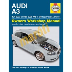 Audi A3 (Jun 03 - Mar 08) 03 to 08