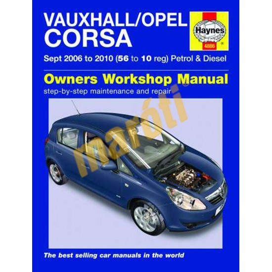 Vauxhall/Opel Corsa (Sept 06 - 10) 56 to 10