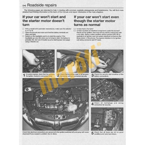 Vauxhall/Opel Corsa (Sept 06 - 10) 56 to 10