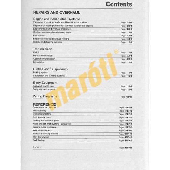 VW Passat Diesel (May 05 to 10) 05 to 60