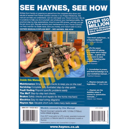 Ford Transit Connect (2002-2011 Diesel)