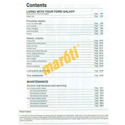 Ford Galaxy (Sept 2000 to Mar 2006 Petrol and Diesel)