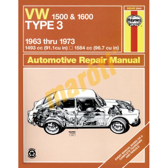 VW Type 3 1500 & 1600 (1963 - 1973)