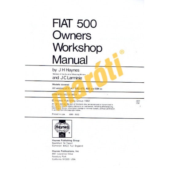 Fiat 500 (1957 - 1973) up to M