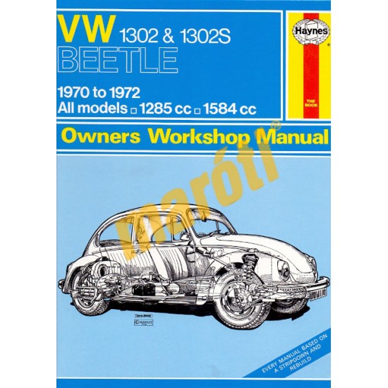 VW 1302 & 1302S (1970 - 1972) up to L