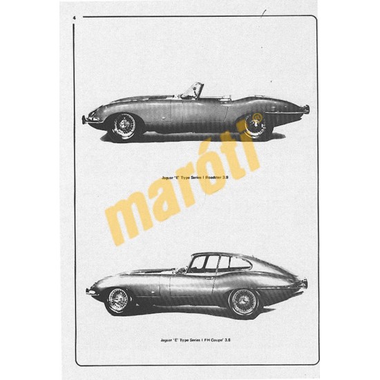 Jaguar E Type (1961 - 1972) up to L