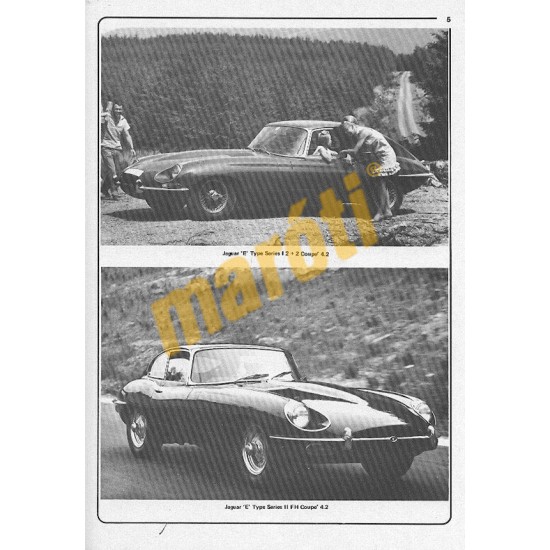 Jaguar E Type (1961 - 1972) up to L