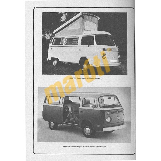 VW Transporter 1700, 1800 & 2000 (1972 - 1979)