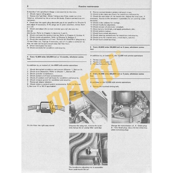 Fiat X1/9 (1974 - 1989) up to G