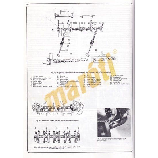 Toyota Hi-Ace & Hi-Lux Petrol (1969 - Oct 83) up to A