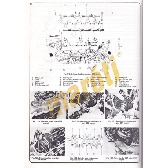 Toyota Hi-Ace & Hi-Lux Petrol (1969 - Oct 83) up to A