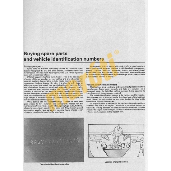 Rover 3500 (1976 - 1987) up to E
