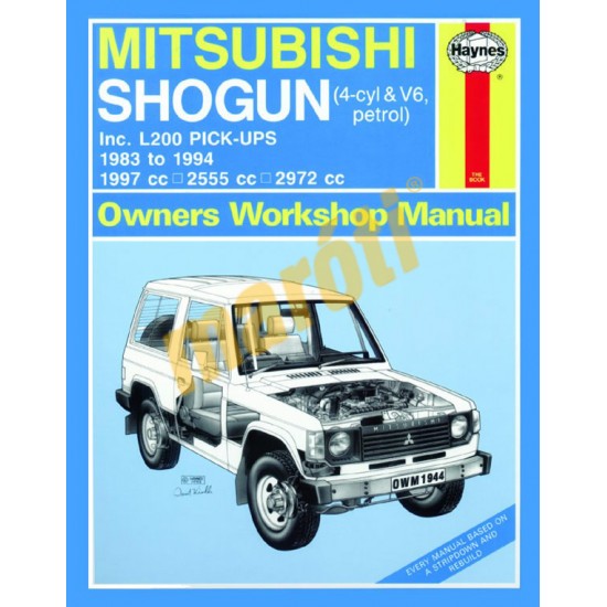 Mitsubishi Shogun & L200 Pick-Ups Petrol (1983 - 1994) up to M