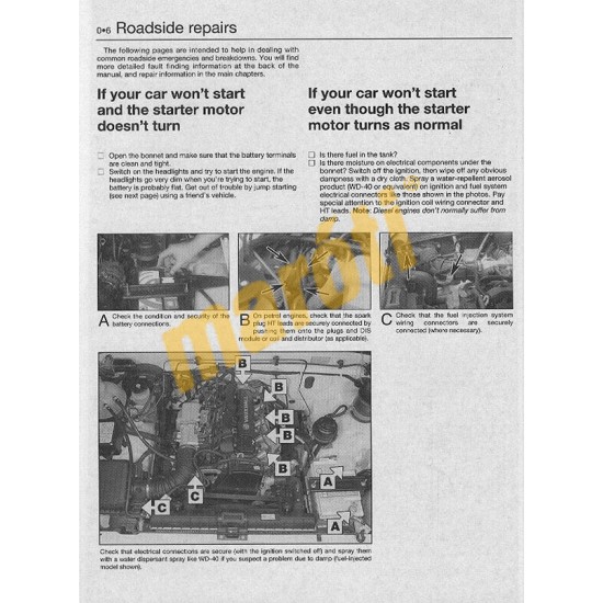 Vauxhall/Opel Frontera Petrol & Diesel (1991 - Sept 98) J to S