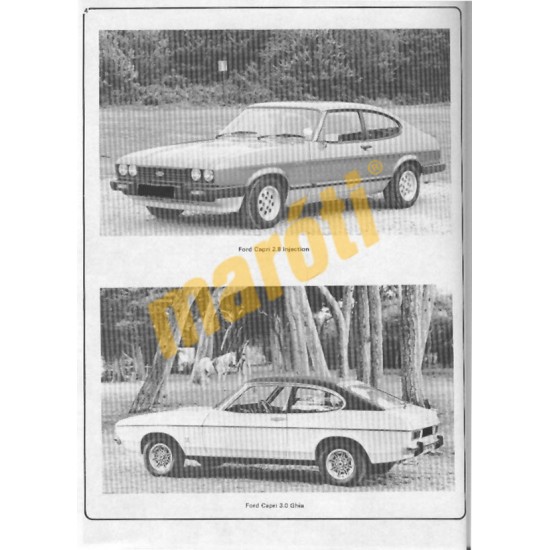 Ford Capri II (& III) 2.8 & 3.0 V6 (1974 - 1987) up to E